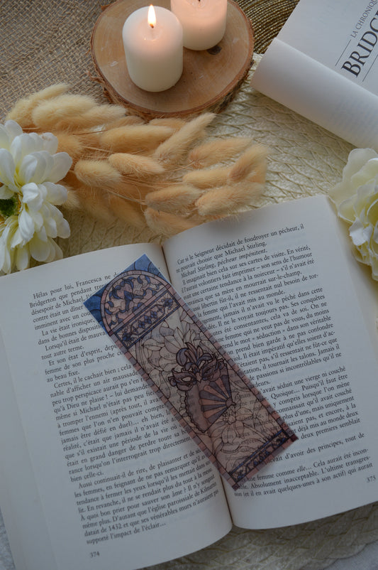 Marque-pages vitrail Sophie
