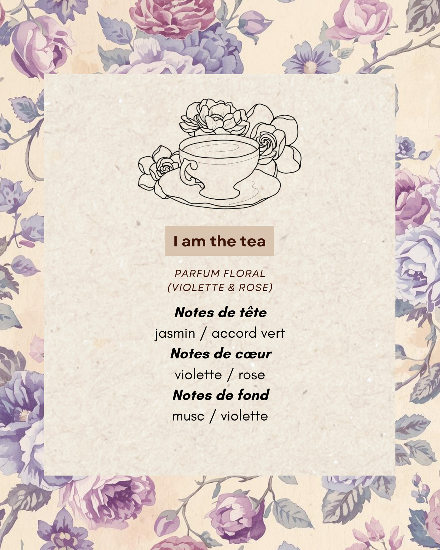 Tablette fondante parfumée I am the tea