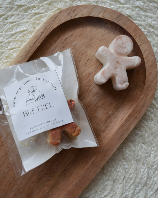 Fondant parfumé individuel bonhomme pain d'épices.