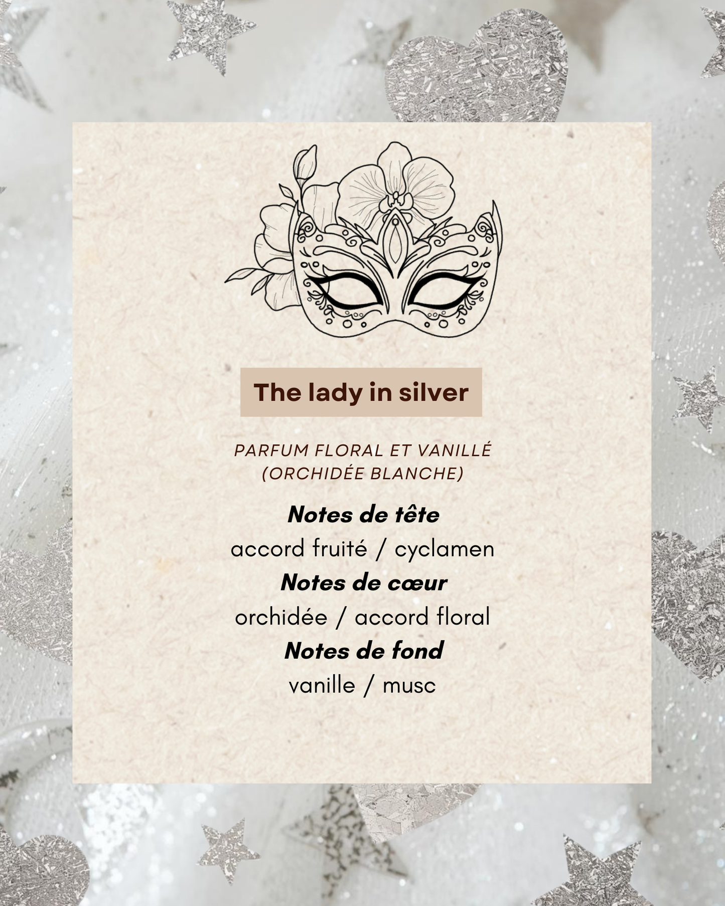 Fondant parfumé The lady in silver
