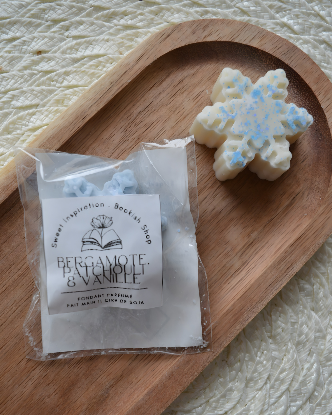 Fondant parfumé individuel flocon.
