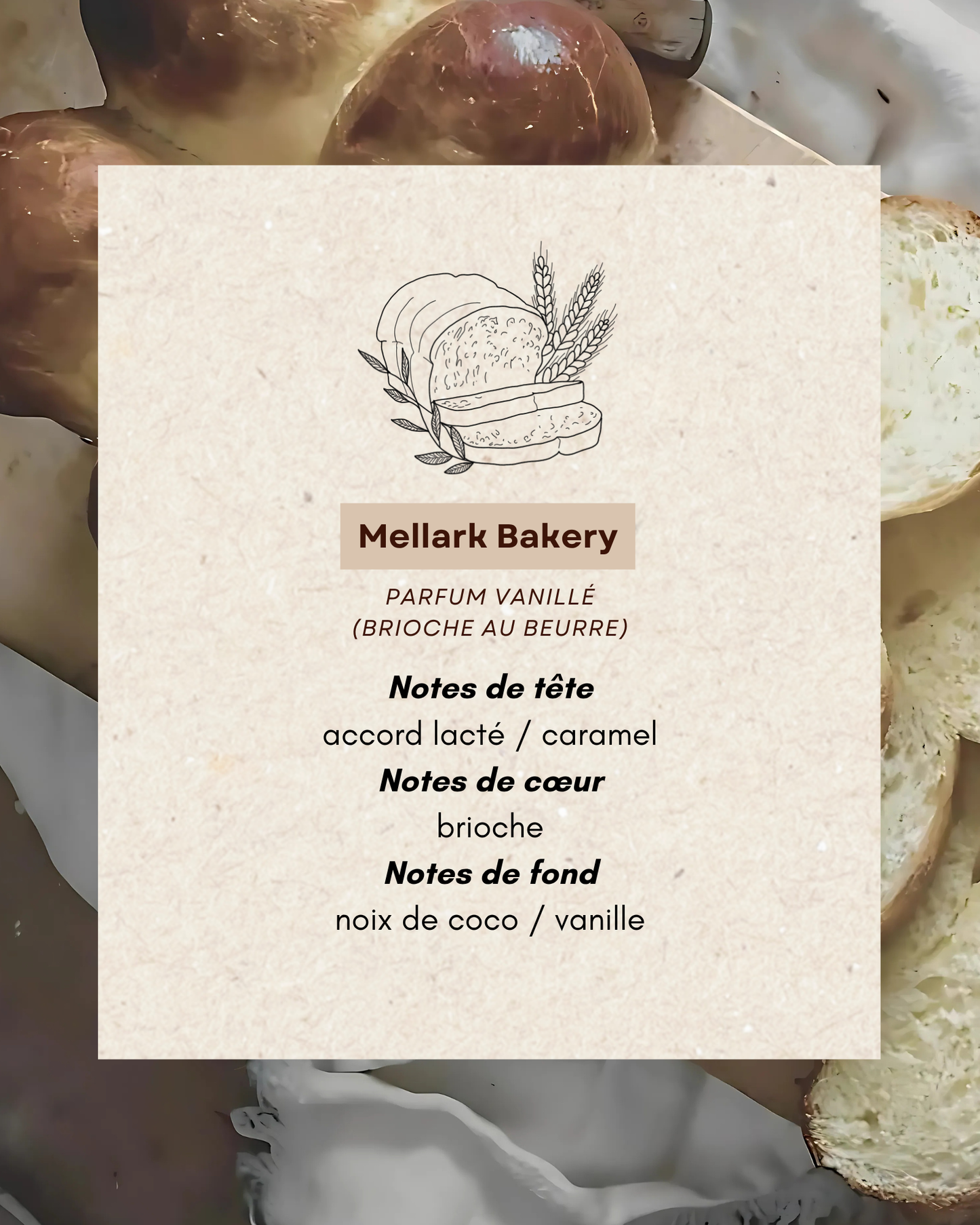 Bougie parfumée petit format Mellark Bakery