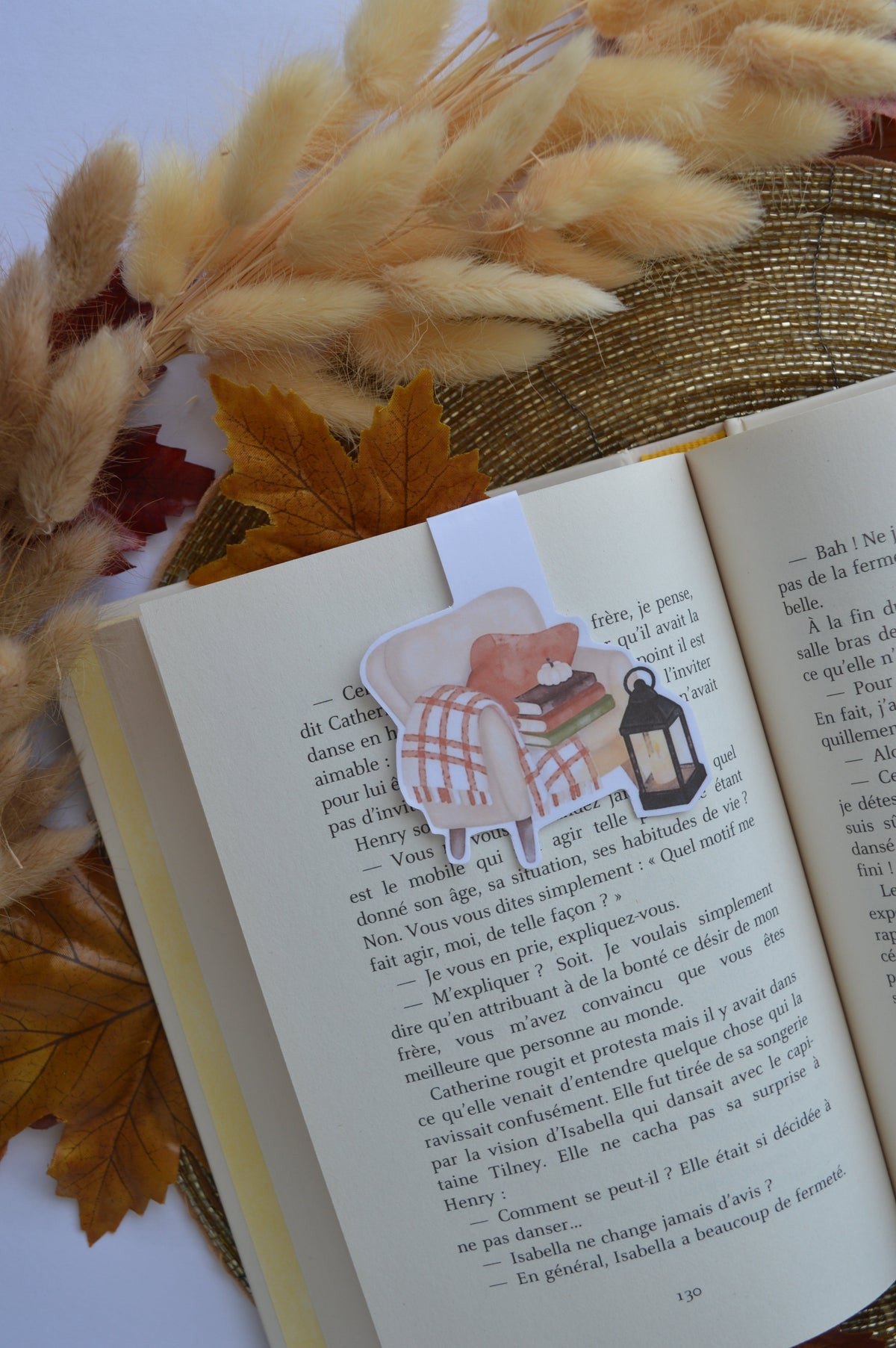 Marque-pages magnétique Autumn Cozy
