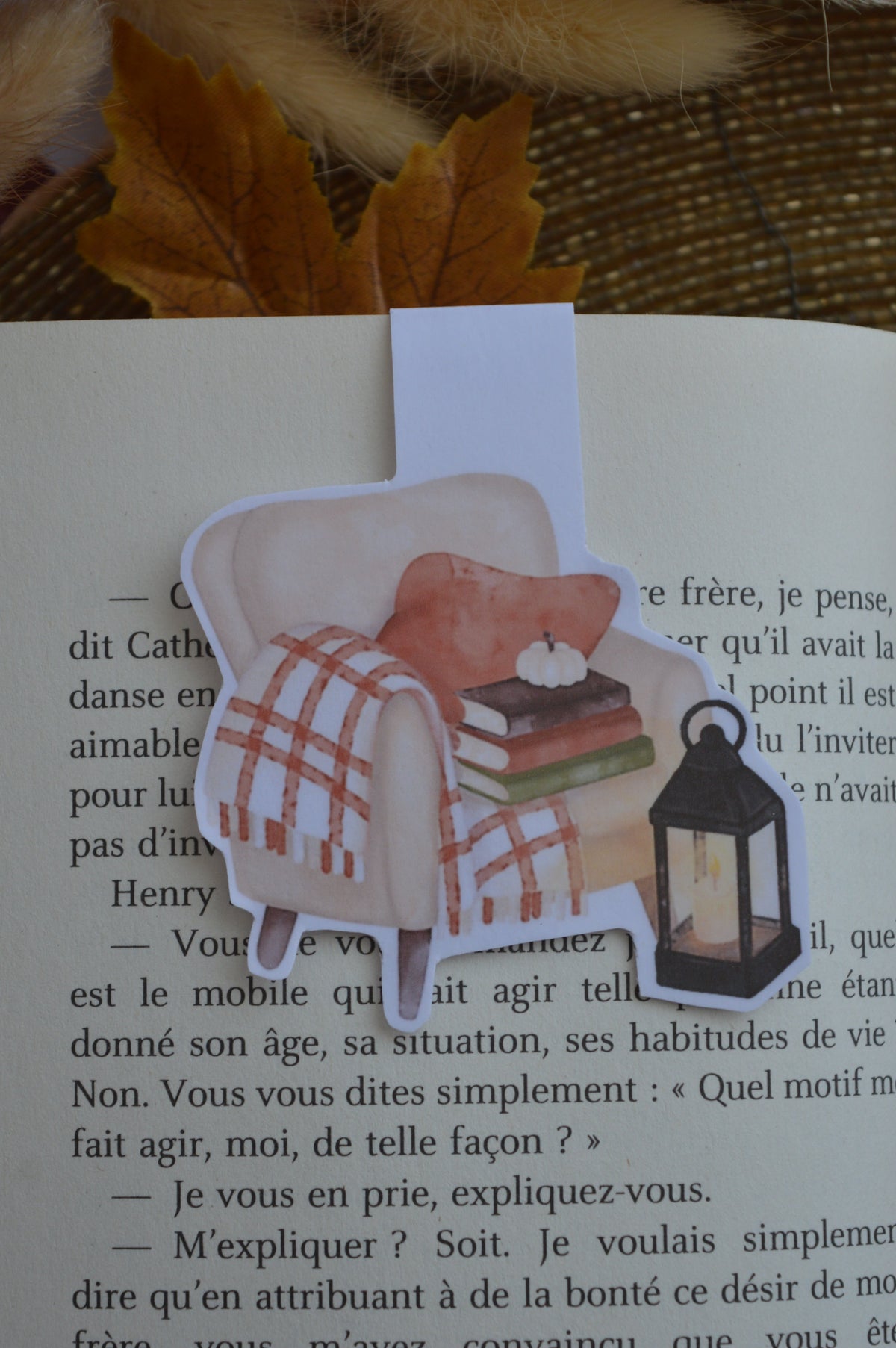 Marque-pages magnétique Autumn Cozy