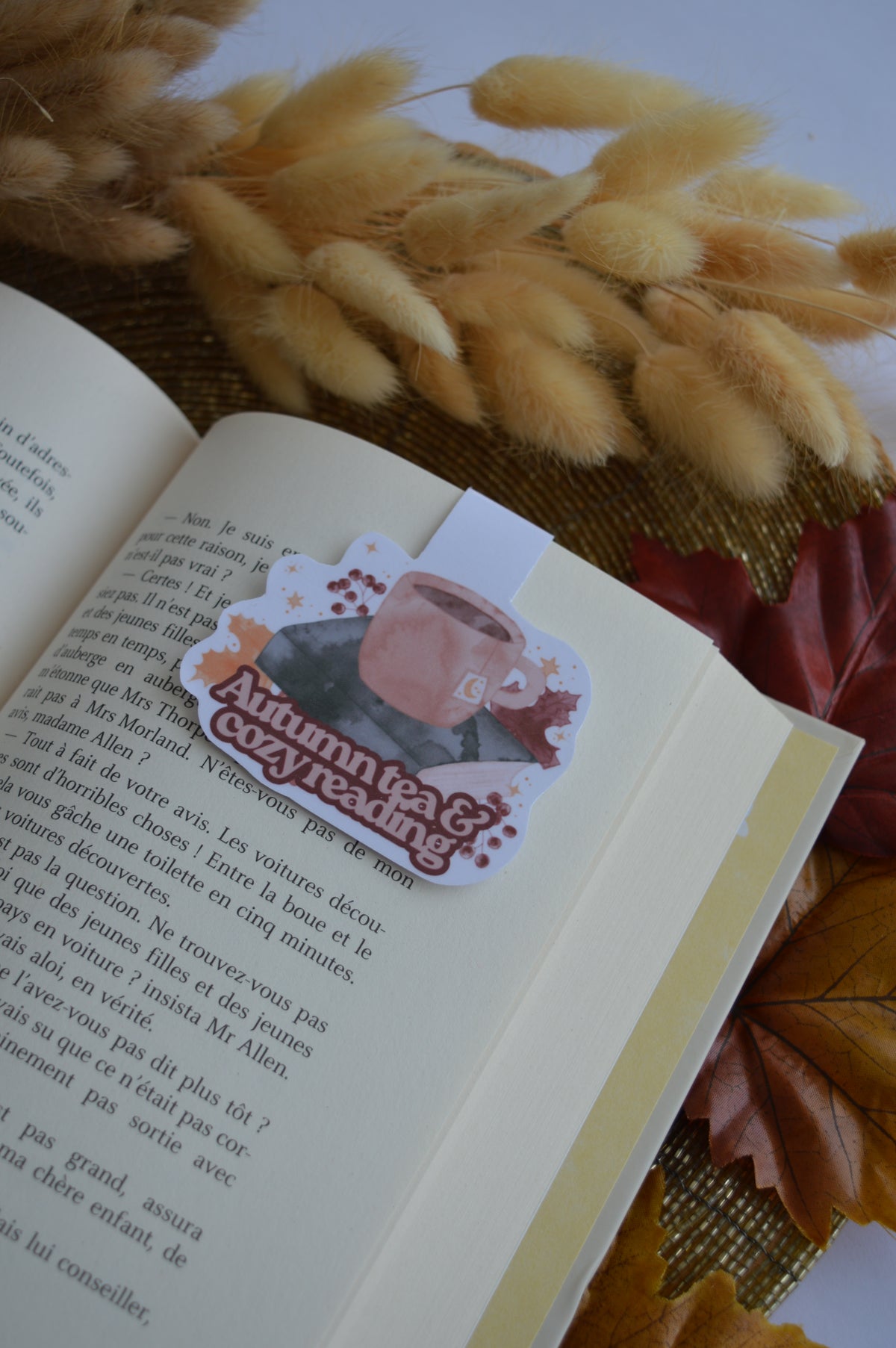 Marque-pages magnetique Cozy Reading