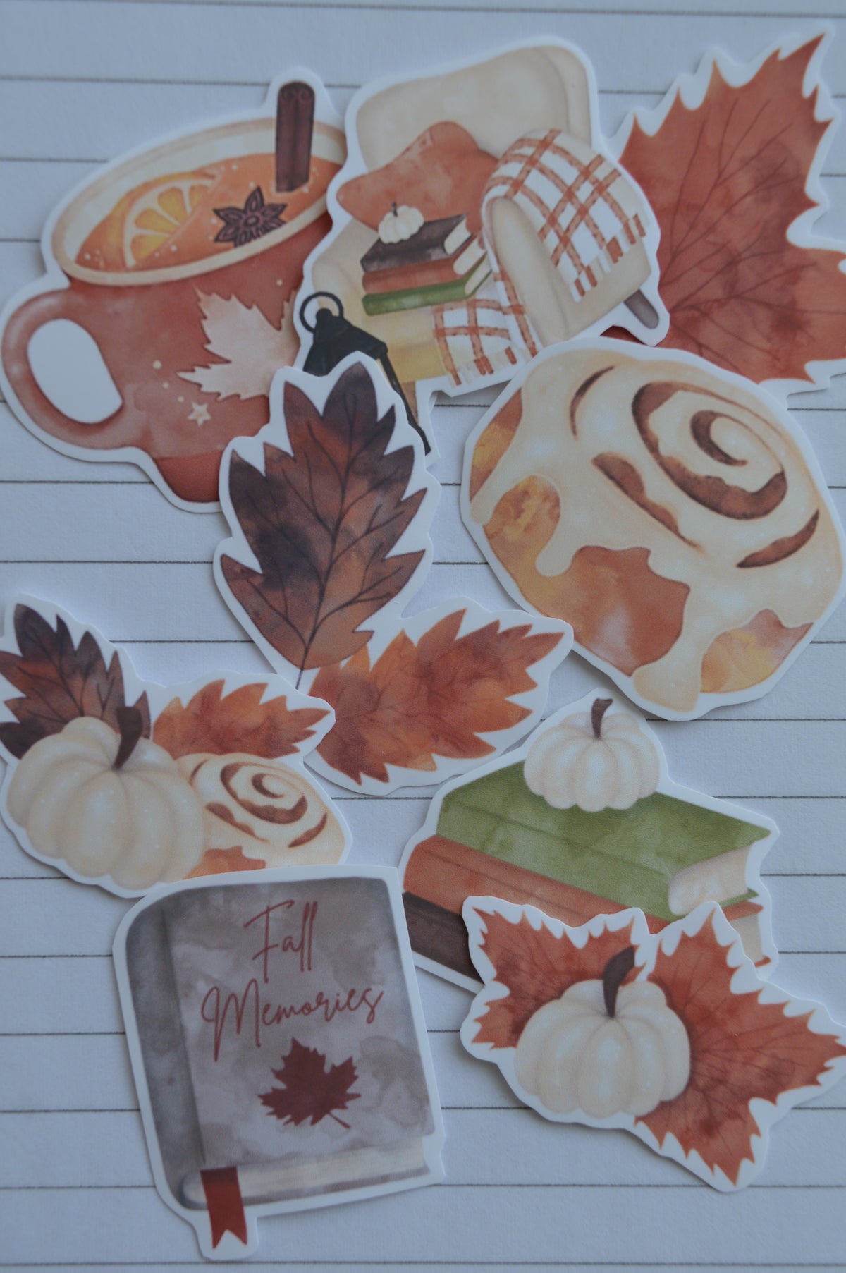 Pack 9 stickers Autumn Cozy