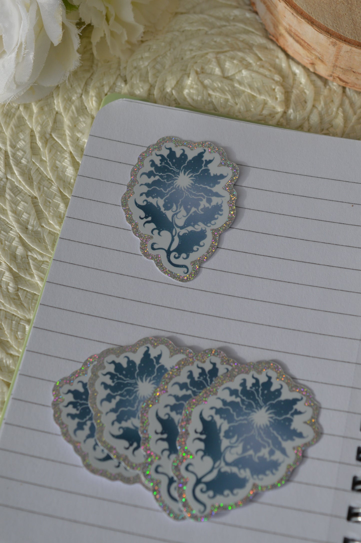 Sticker fleur de givre Starlight & Frost