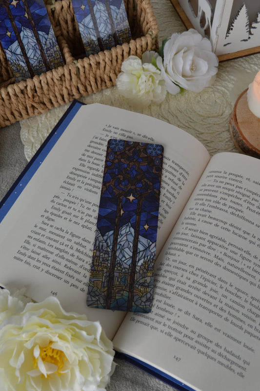 Marque-pages Vitrail City of Starlight