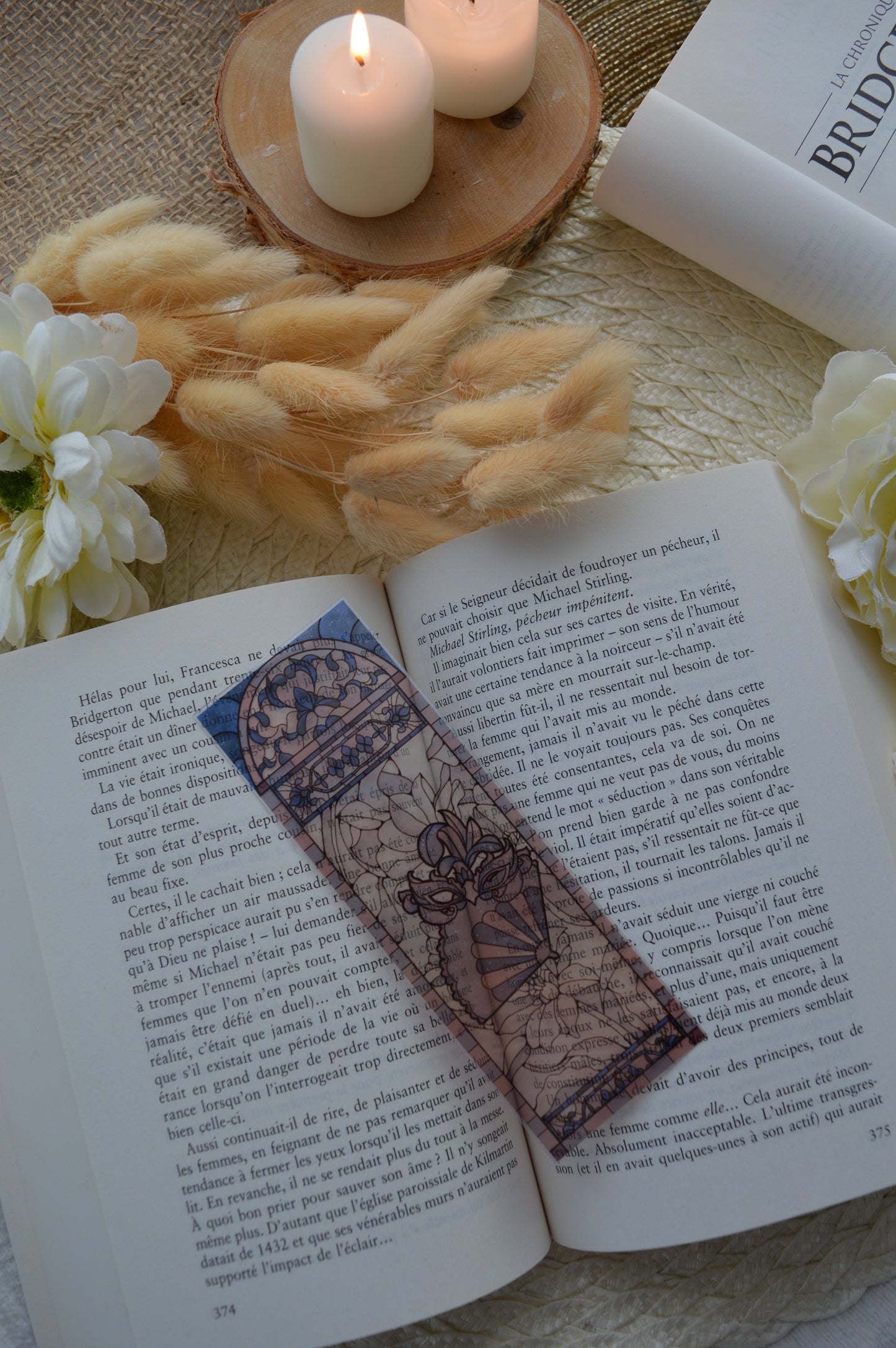 Marque-pages vitrail Sophie